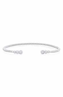 SIMONA Graduated Cubic Zirconia Bangle Bracelet