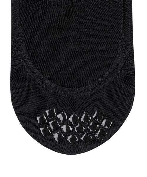Falke Step Cotton High Cut No Show Socks In Black
