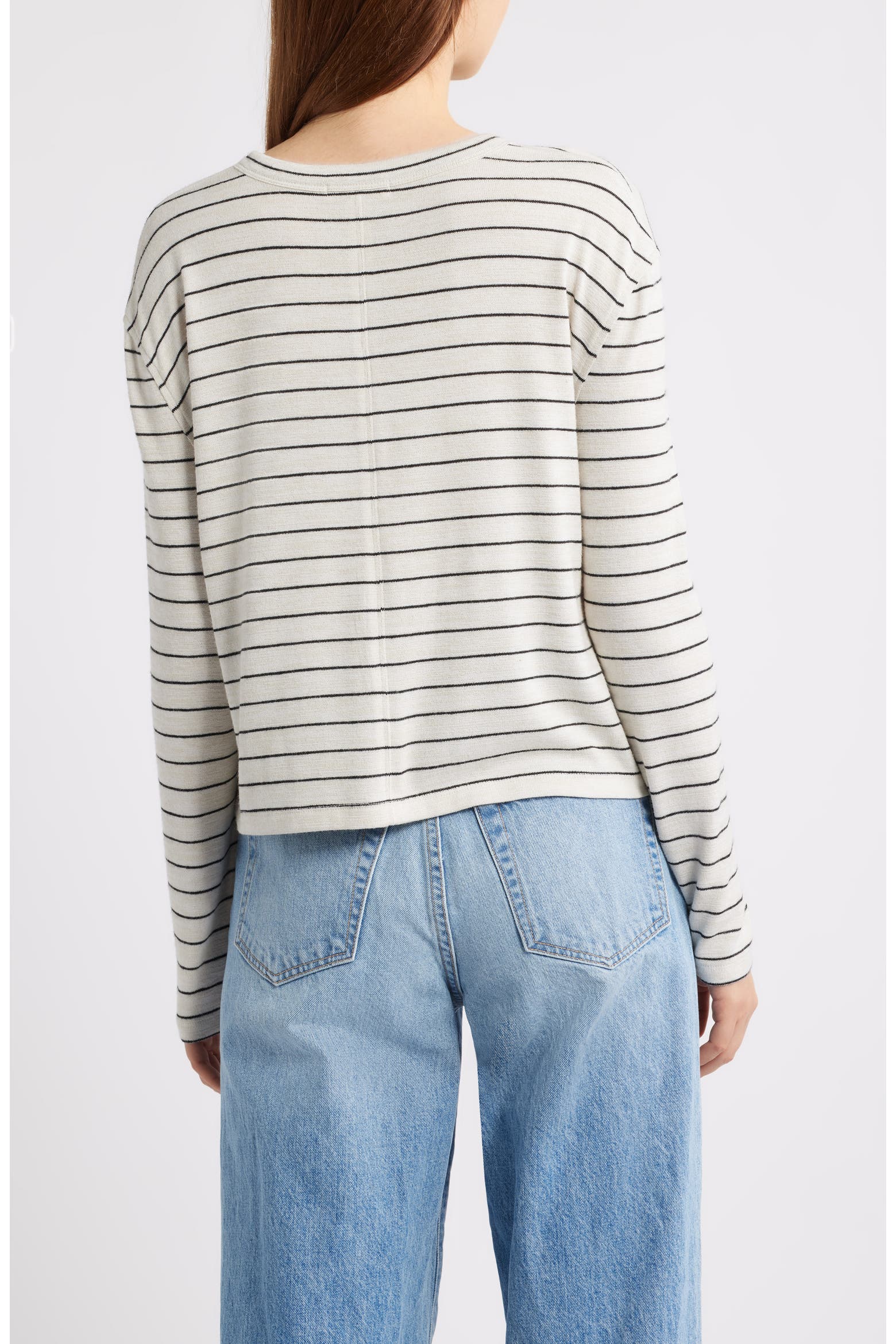 rag & bone/JEAN The Knit Stripe Boxy Cardigan (Women) | Nordstromrack