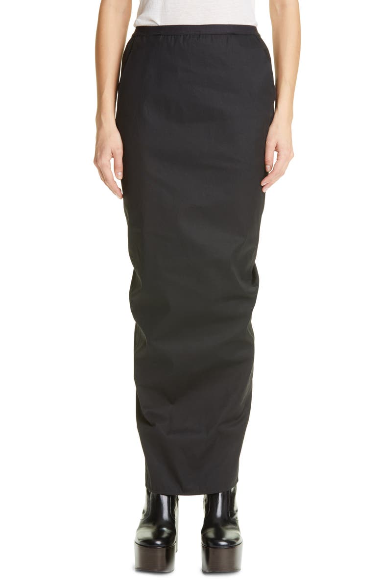 Rick Owens Pillar Maxi Skirt, Main, color,