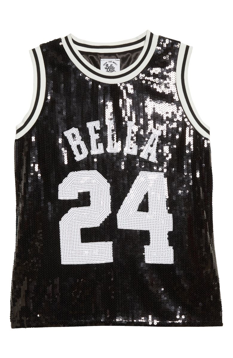 Bella Doña Sequin Jersey Tank, Alternate, color,