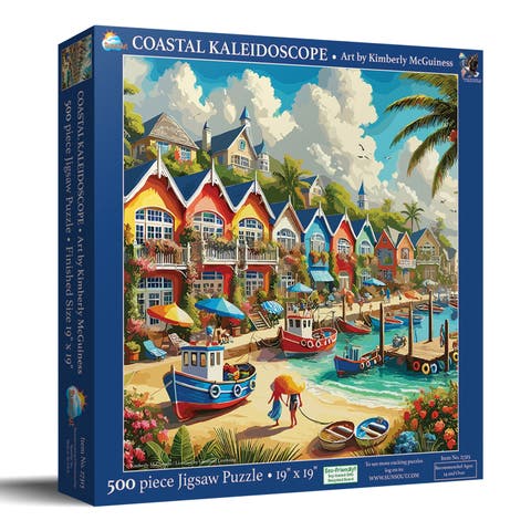 Coastal Kaleidoscope 500 piece Jigsaw Puzzle for Adults