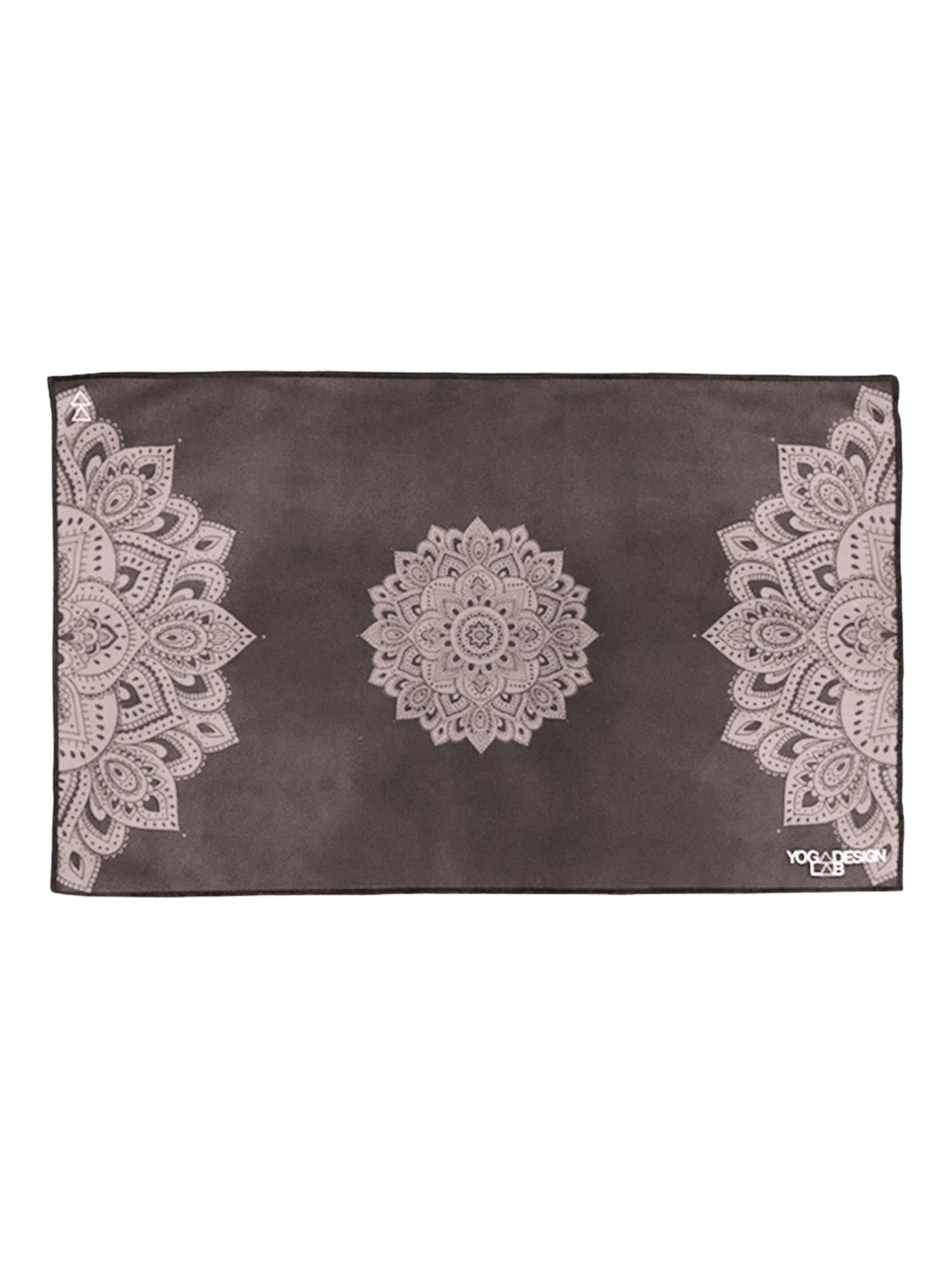 Yoga Design Lab Yoga Hand Towel in Mandala Black 