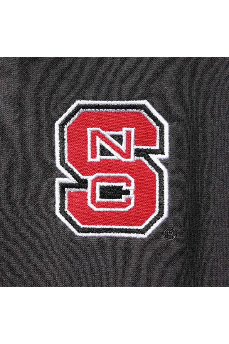 Men's Colosseum Charcoal NC State Wolfpack Tortugas Logo Quarter-Zip Jacket, Alternate, color, Charcoal