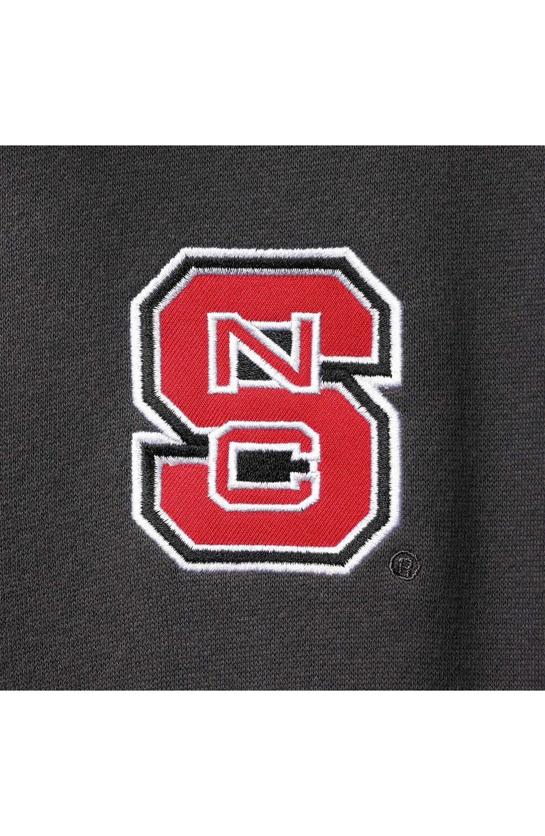 COLOSSEUM Men's Colosseum Charcoal NC State Wolfpack Tortugas Logo Quarter-Zip Jacket, Alternate, color, Charcoal