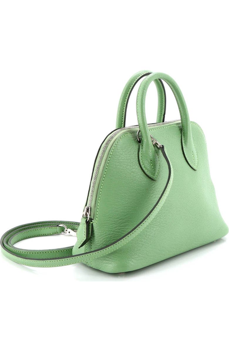Pre-Owned Hermes Bolide 1923 Bag Chevre Mysore Mini, Alternate, color, Vert Criquet