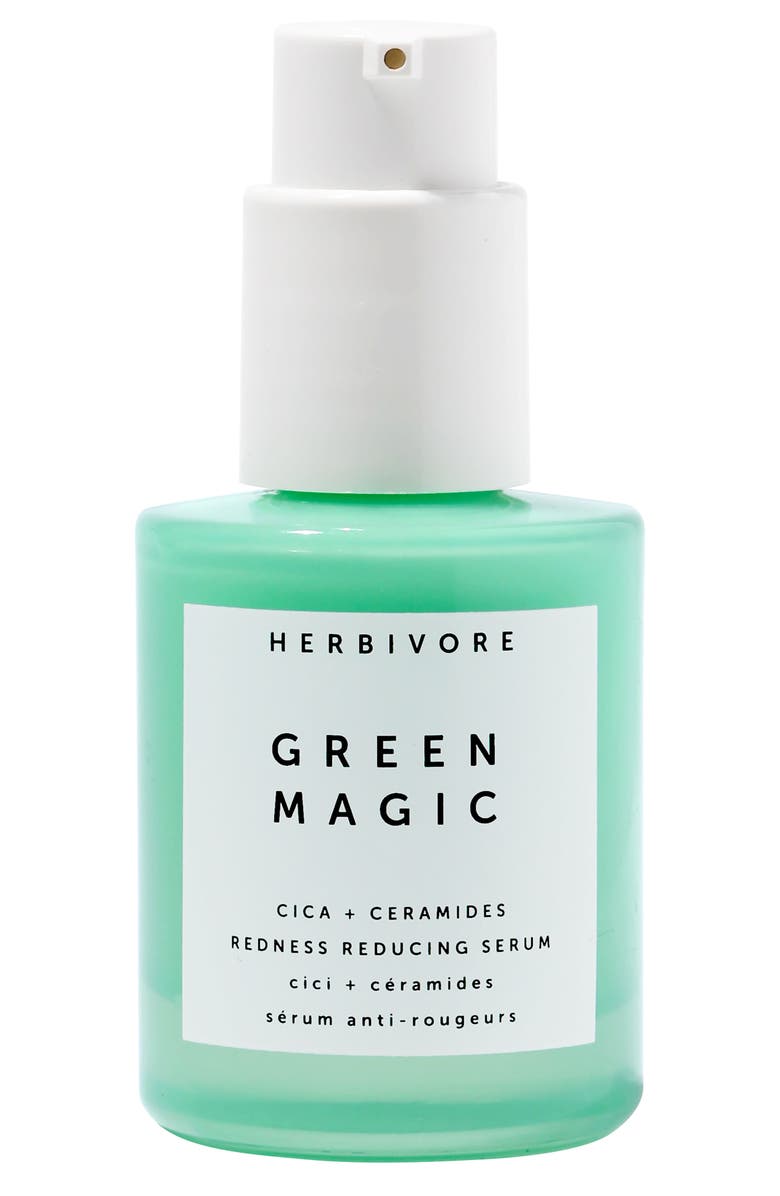 Herbivore Botanicals Green Magic Cica + Ceramides Redness Reducing Serum, Main, color,