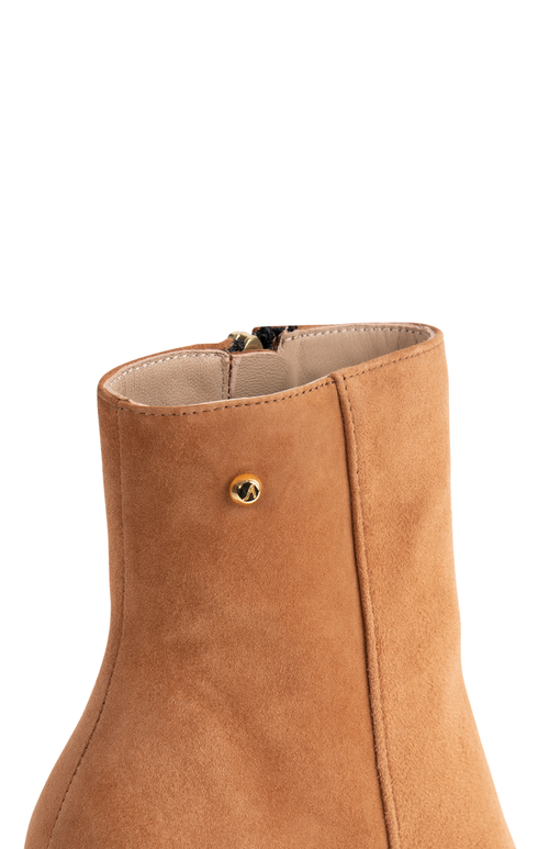 Stinaa.j Isabel Orthopedic Boots In Brown Suede