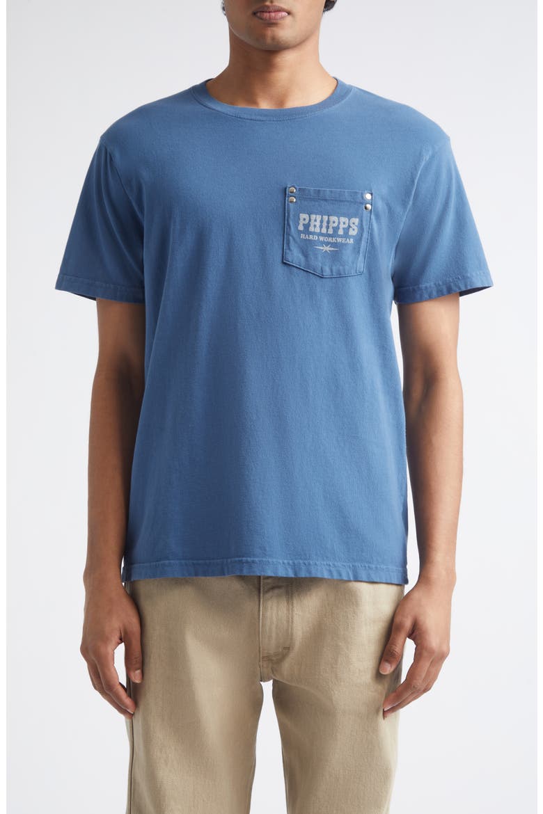 Hard Workwear Pocket Graphic T-Shirt, Main, color, SHOP BLUE