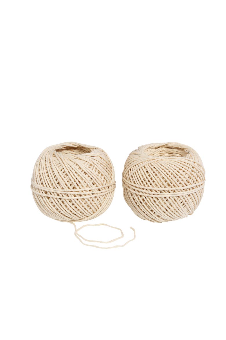 Natural French Cooking Twine 164 Foot Roll for Roasting or Cooking, 2-Pack, Main, color, White