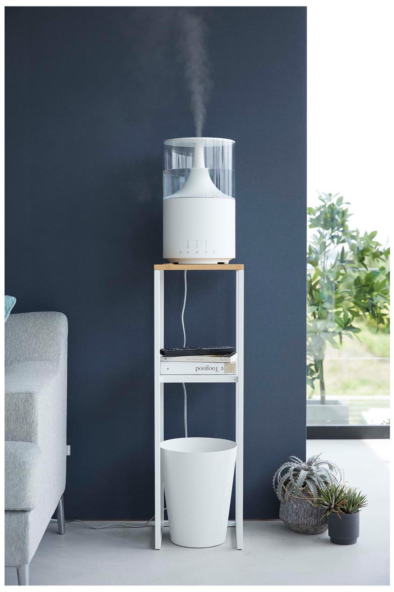 Two-Tier Display Shelf, Alternate, color, WHITE