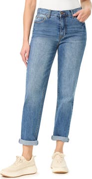 CURVE APPEAL Leenah Cuffed Hem Easy Fit Jeans