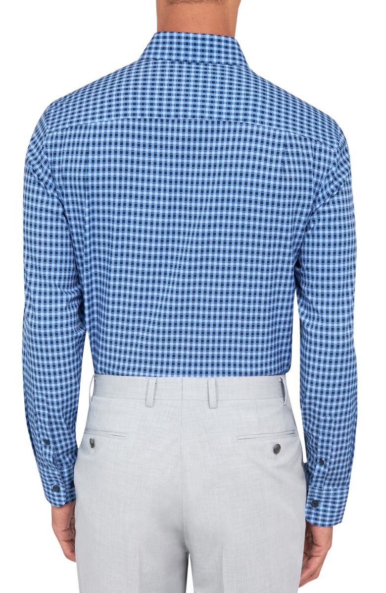 W.R.K Regular Fit Mosaic Gingham Stretch Performance Dress Shirt, Alternate, color,