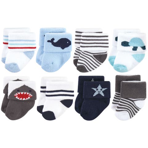 Cushioned Terry 8-Pair Sock Set