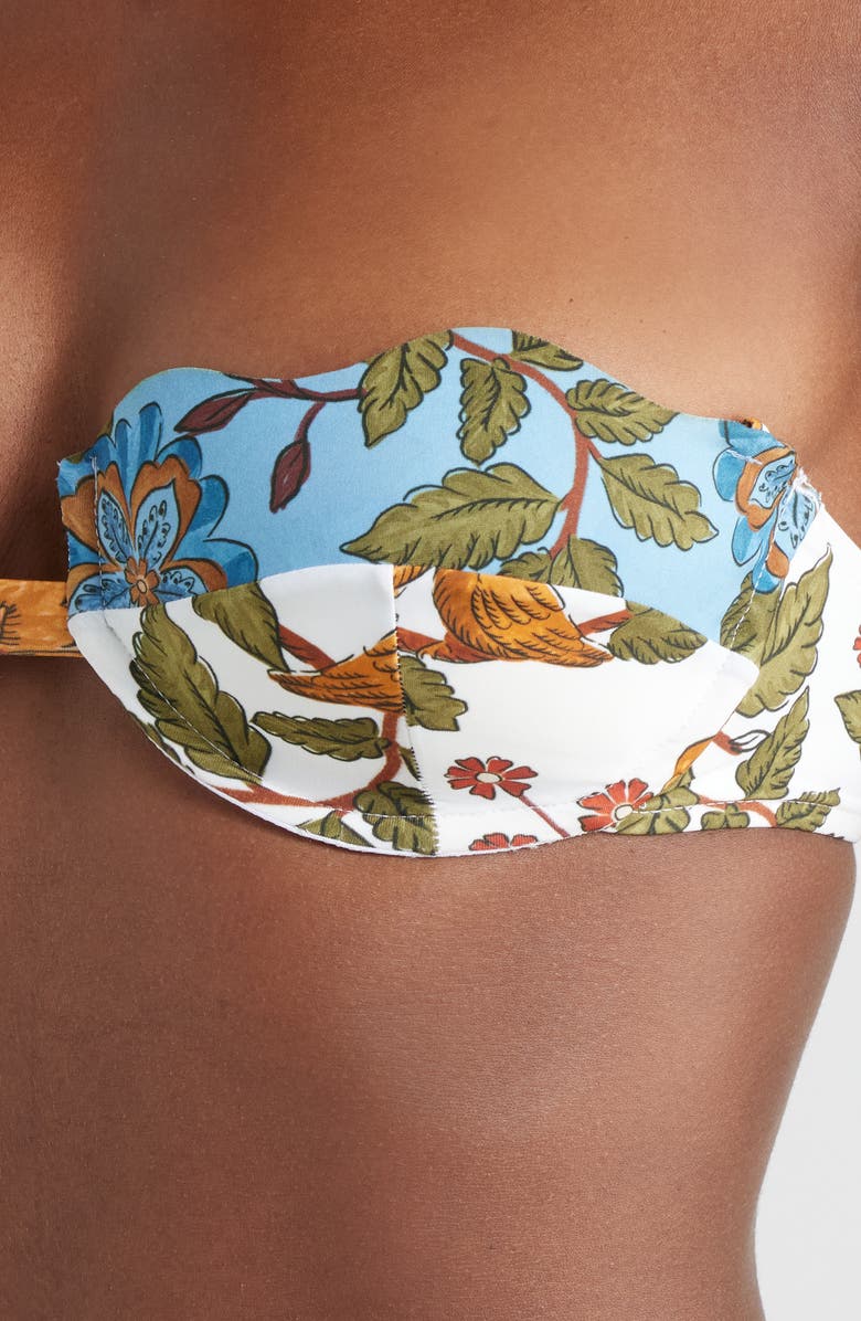FARM Rio Garden Scarf Underwire Bikini Top, Alternate, color, 