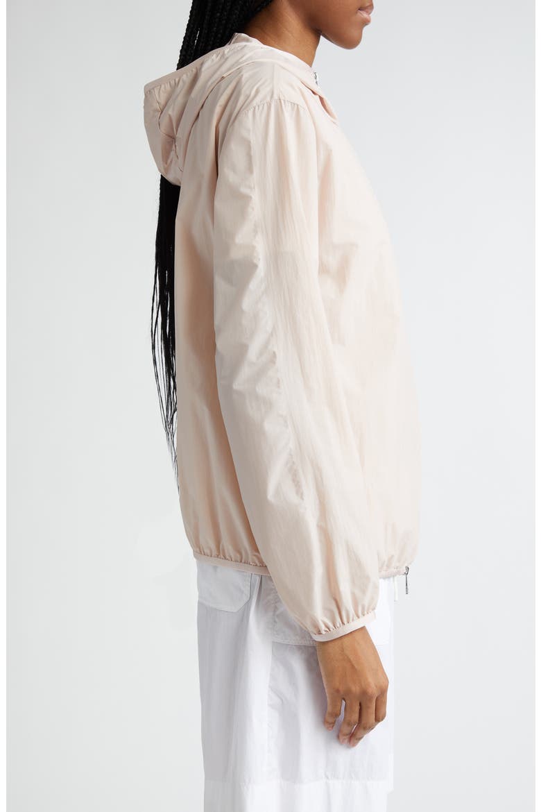 Fegeo Nylon Poplin Hooded Jacket, Alternate, color, PALE DUSTY ROSE