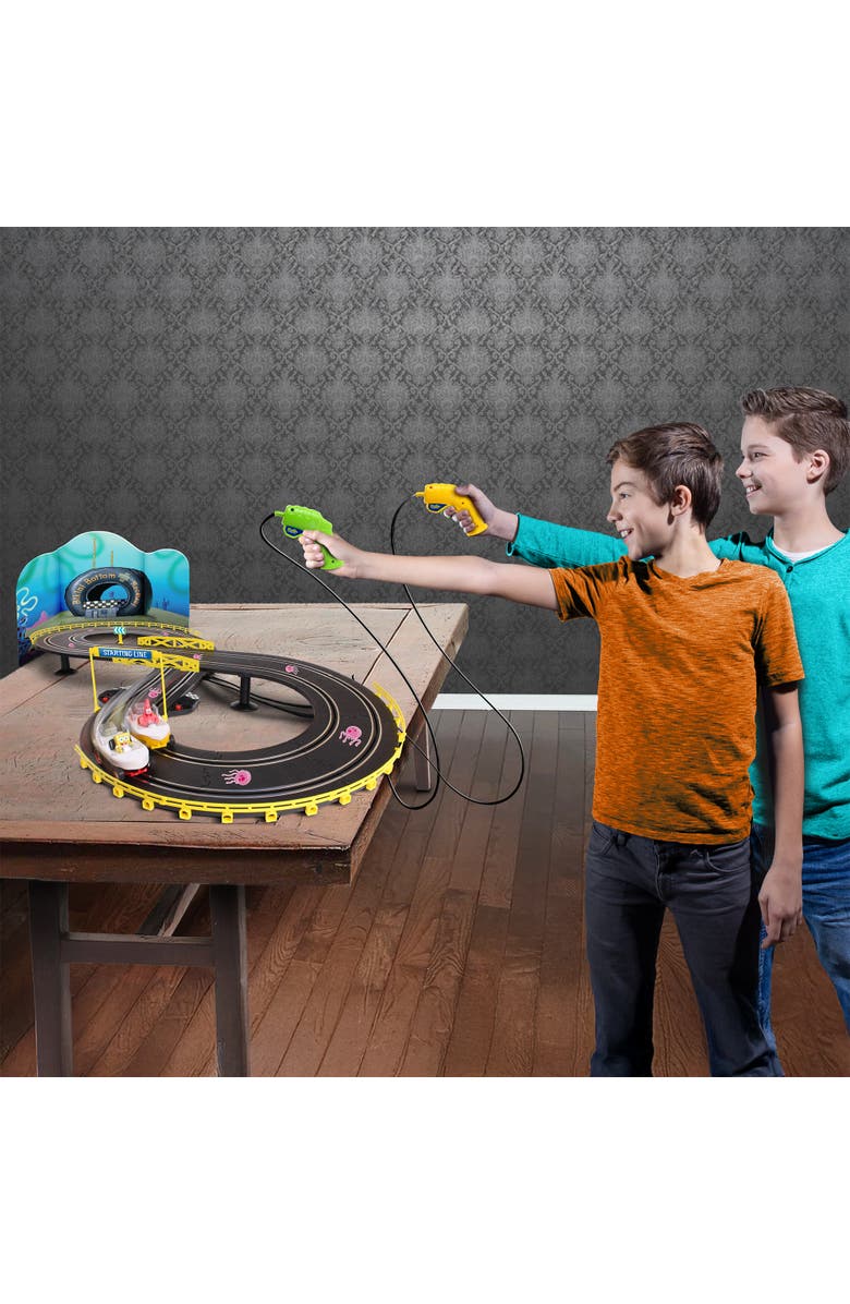 NKOK Spongebob Squarepants Hot Boat Rc Slot Car Race Set, Alternate, color, Multicolored