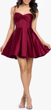 Blondie Nites Lamour Lace Back Fit & Flare Minidress