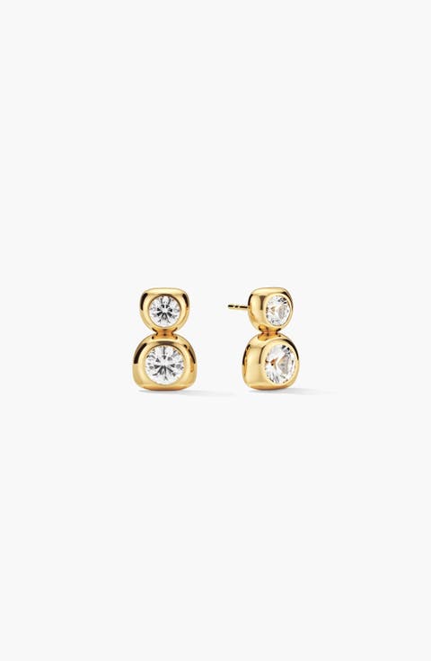 Inès Drop Stud Earrings