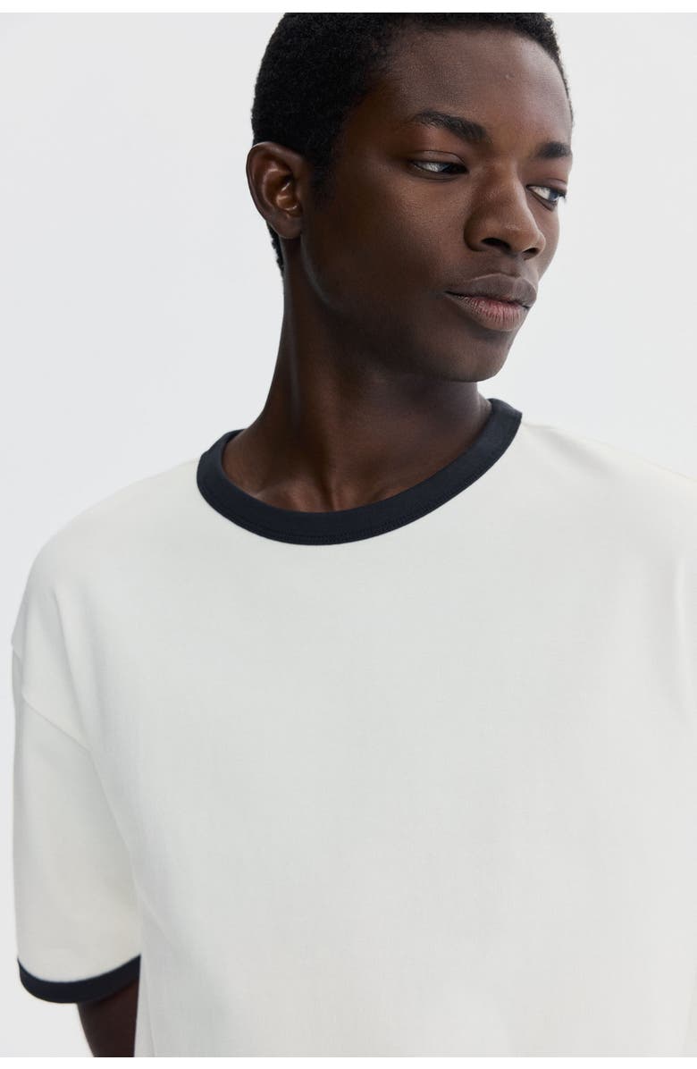 H&M Loose-fit boxy t-shirt, Alternate, color, White