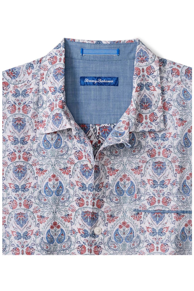 Santa Rosa Short Sleeve Button-Up Shirt, Alternate, color, LAKE