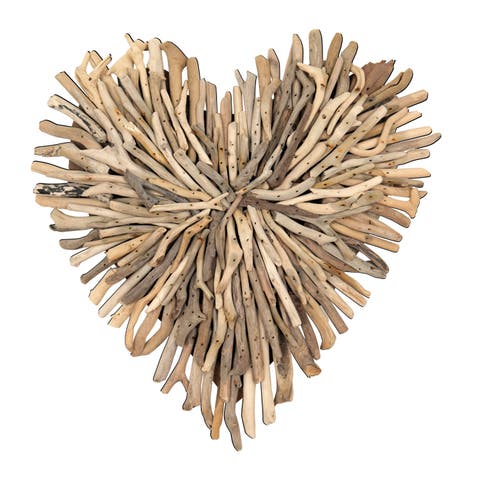 Driftwood Heart Shaped Wall Décor