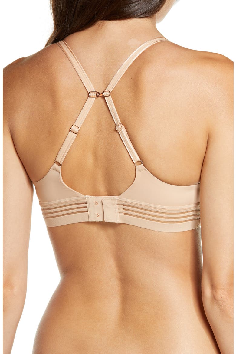 Second Skin Wireless Bra, Alternate, color, NATURAL