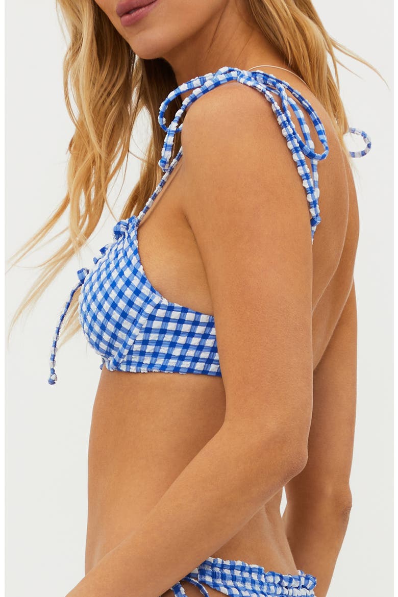 Caitlin Bikini Top, Alternate, color, SEASIDE GINGHAM