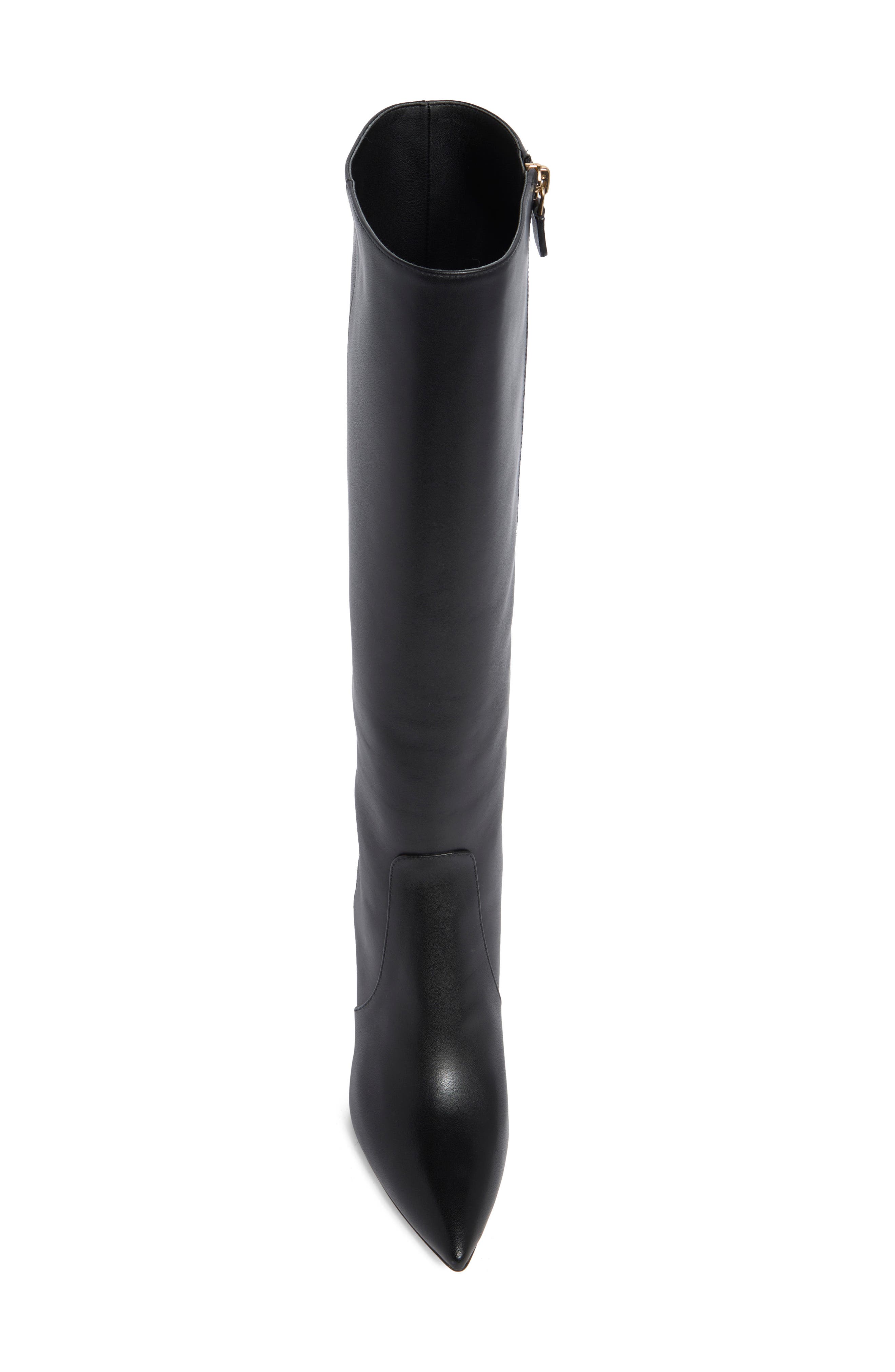 Avenue 85 Block Leather Boot, Alternate, color, BLACK