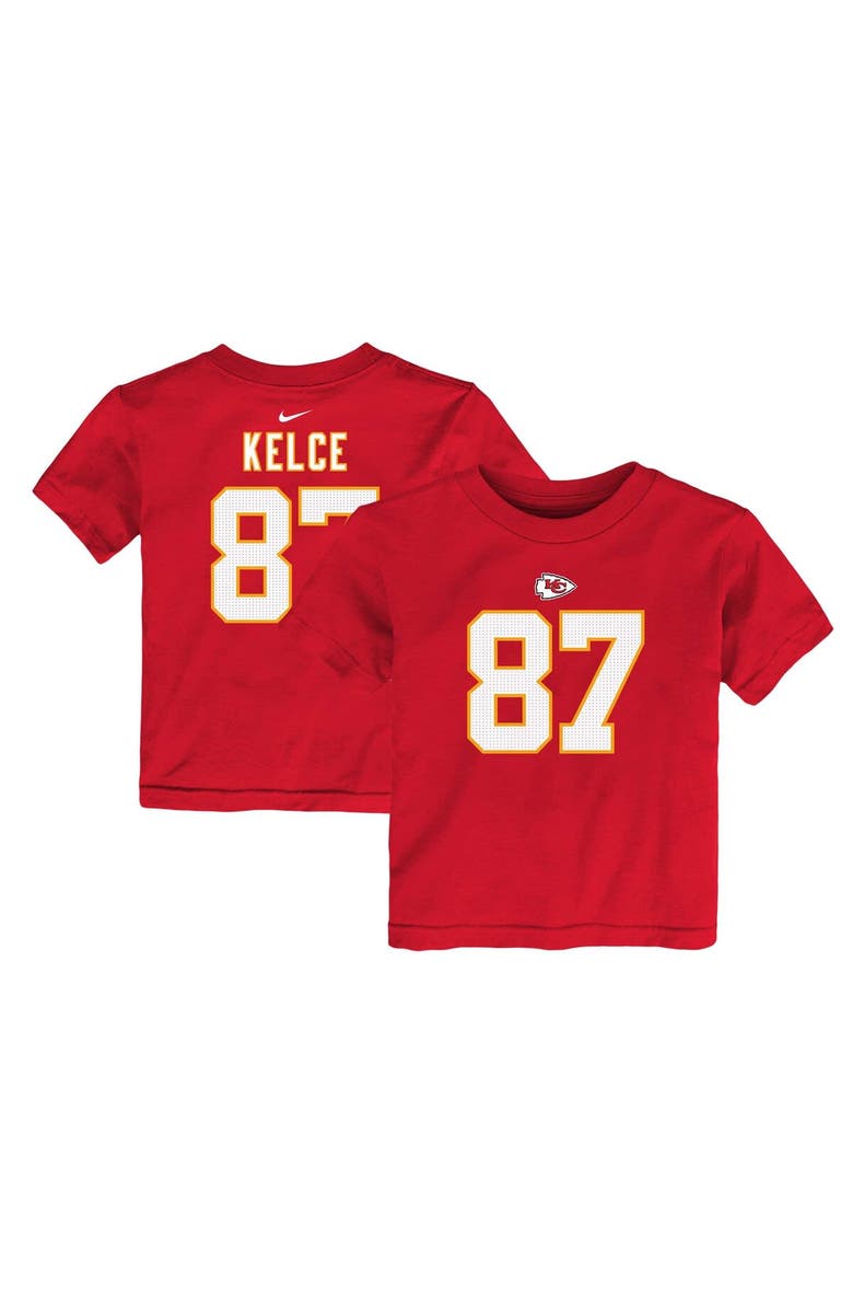 Nike Toddler Nike Travis Kelce Red Kansas City Chiefs Player Name & Number T-Shirt, Main, color, Red
