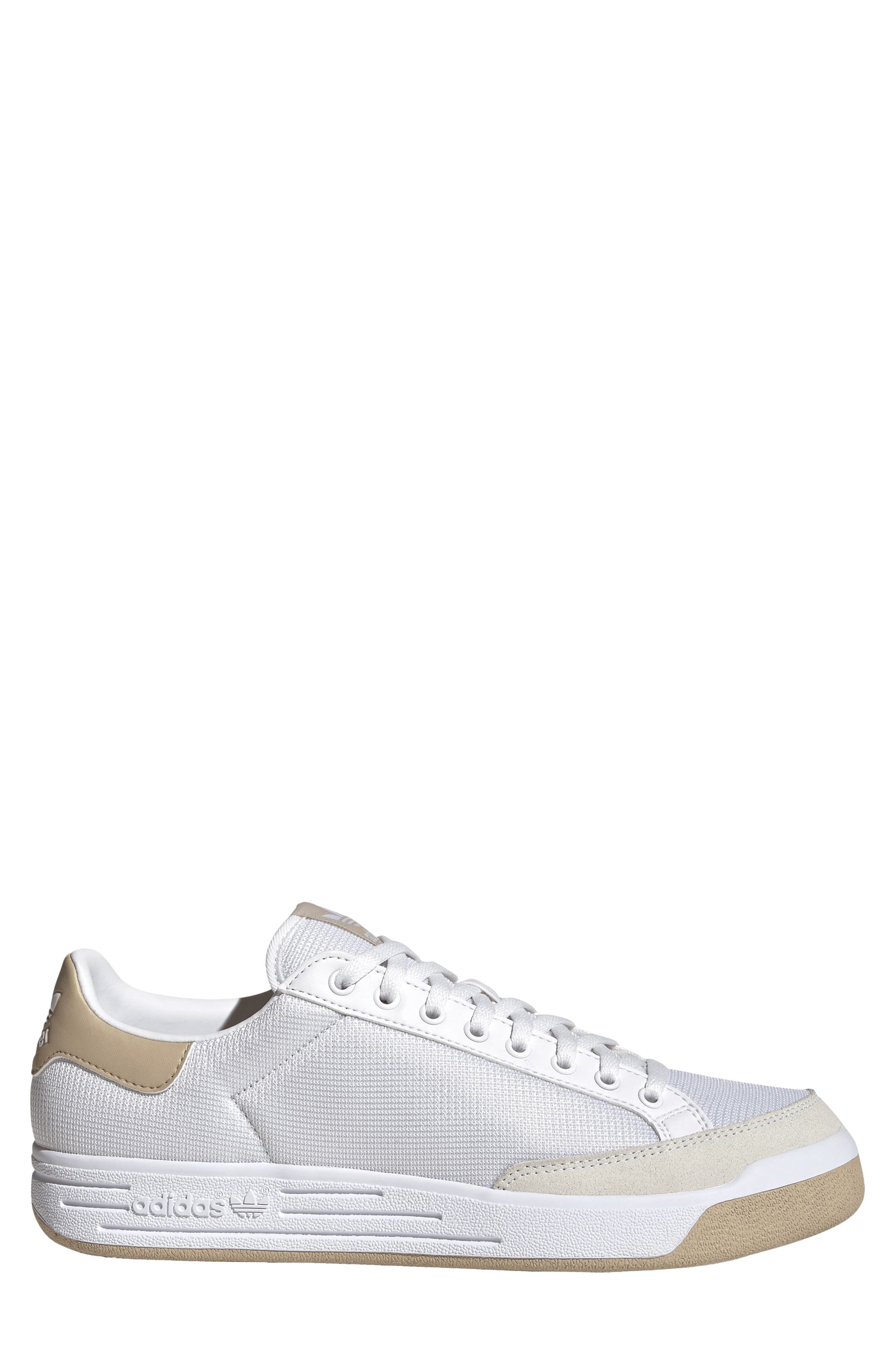 Rod Laver Vintage Sneaker, Alternate, color, WHITE/ WHITE/ KHAKI