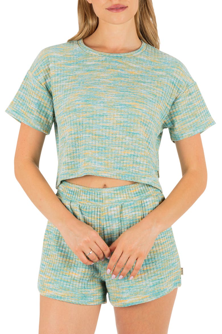 Boxy Rib Baby Tee, Main, color, ICELAND