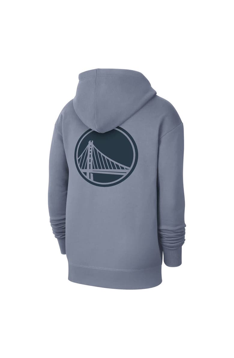 Jordan Brand Men's Jordan Brand Gray Golden State Warriors Courtside Statement Edition Pullover Hoodie, Alternate, color, 