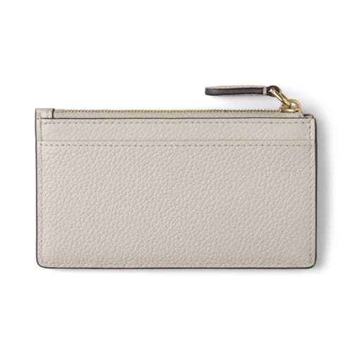 Mulberry Continental Zipped Long Card Holder In Neutral