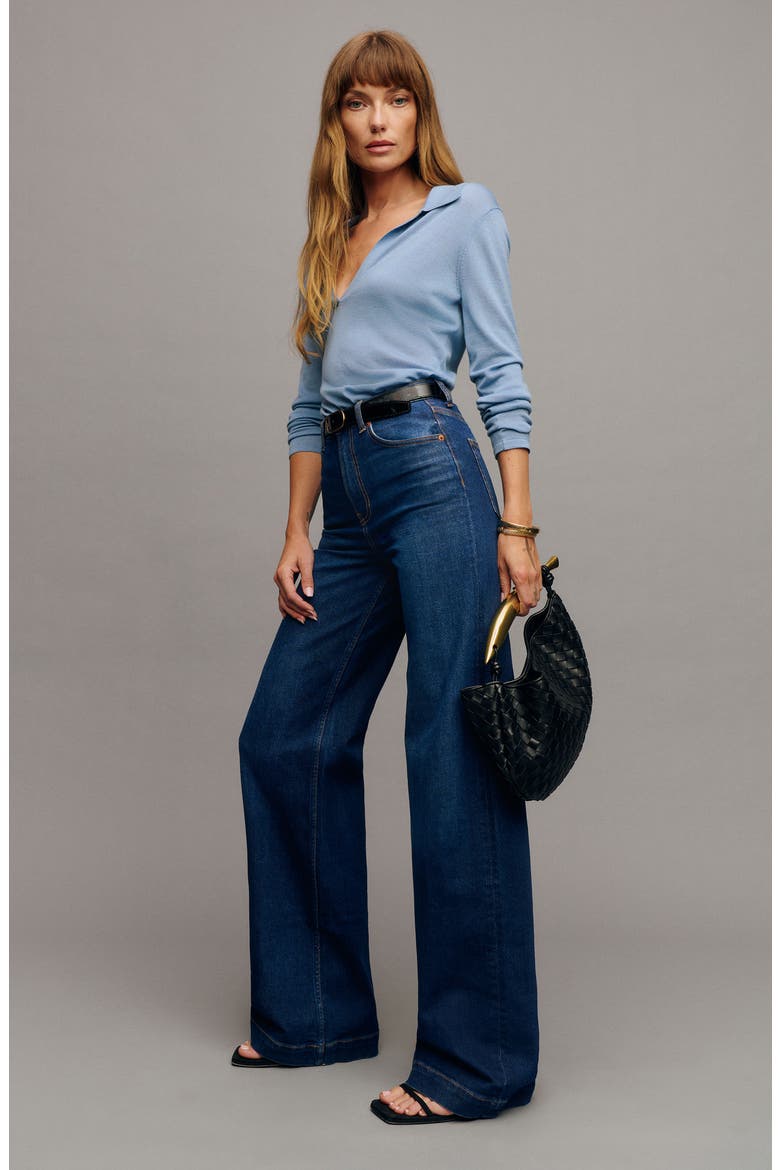 Bex Wide Leg Jeans, Alternate, color, WHEELER