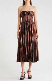 ASTR the Label Ascella Strapless A-Line Dress
