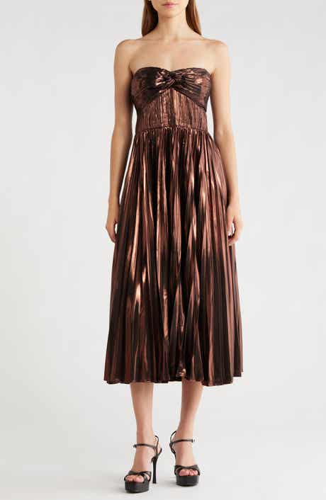 ASTR the Label Ascella Strapless A-Line Dress