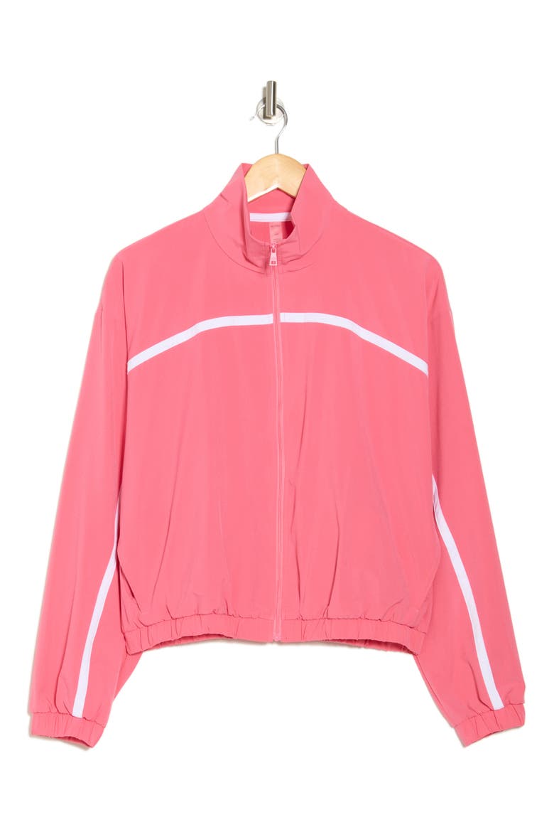Go Retro Track Jacket, Alternate, color, PINK HORIZON/TRUE WH