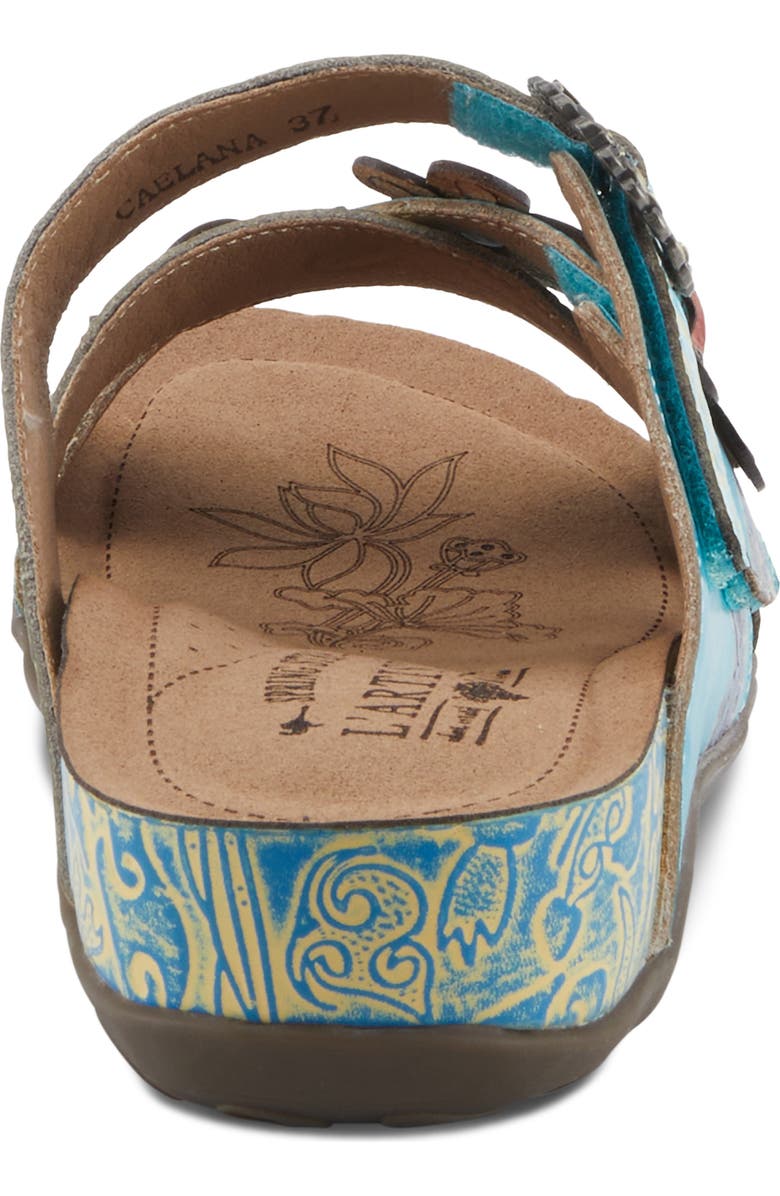 L'Artiste by Spring Step Caelana Sandal, Alternate, color, Turquoise Multi