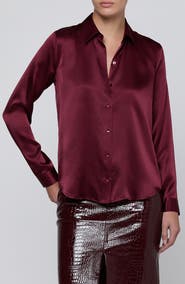 L'AGENCE Tyler Silk Blouse