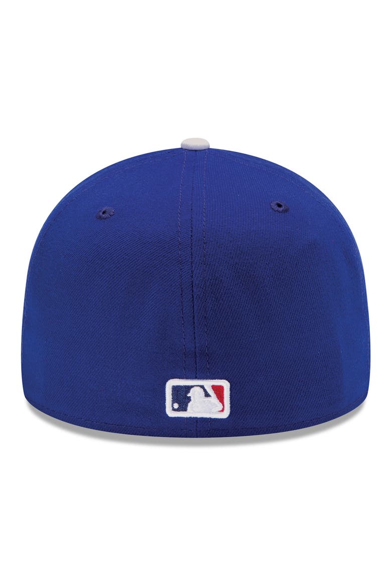 Men's New Era Royal Los Angeles Dodgers Game Authentic Collection On Field Low Profile 59FIFTY Fitted Hat, Alternate, color, ROYAL