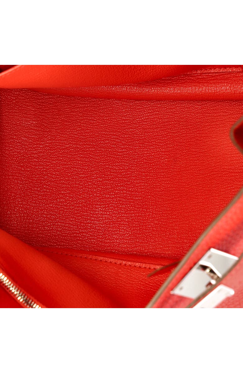 Pre-Owned Hermes Jypsiere Bag Clemence 28, Alternate, color, Rouge Pivoine