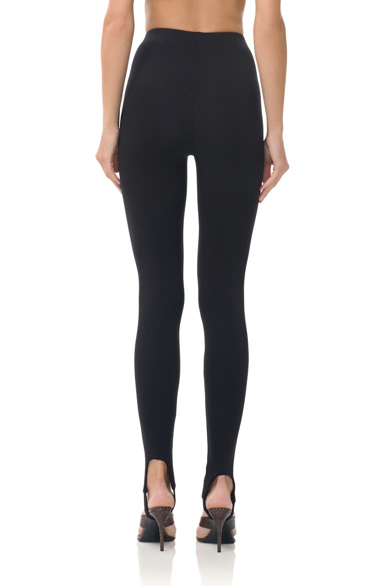 Jasmine Stirrup Pants, Alternate, color, NOIR