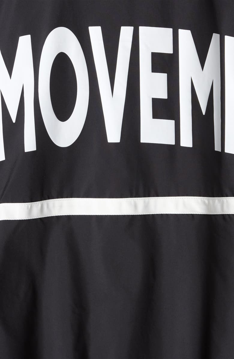 Free People FP Movement Care Like the Wind Anorak, Alternate, color, Black Logo Combo