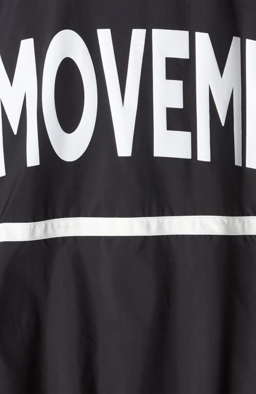 Free People Cares Like The Wind Logo Jacket In Black Logo Combo In Black