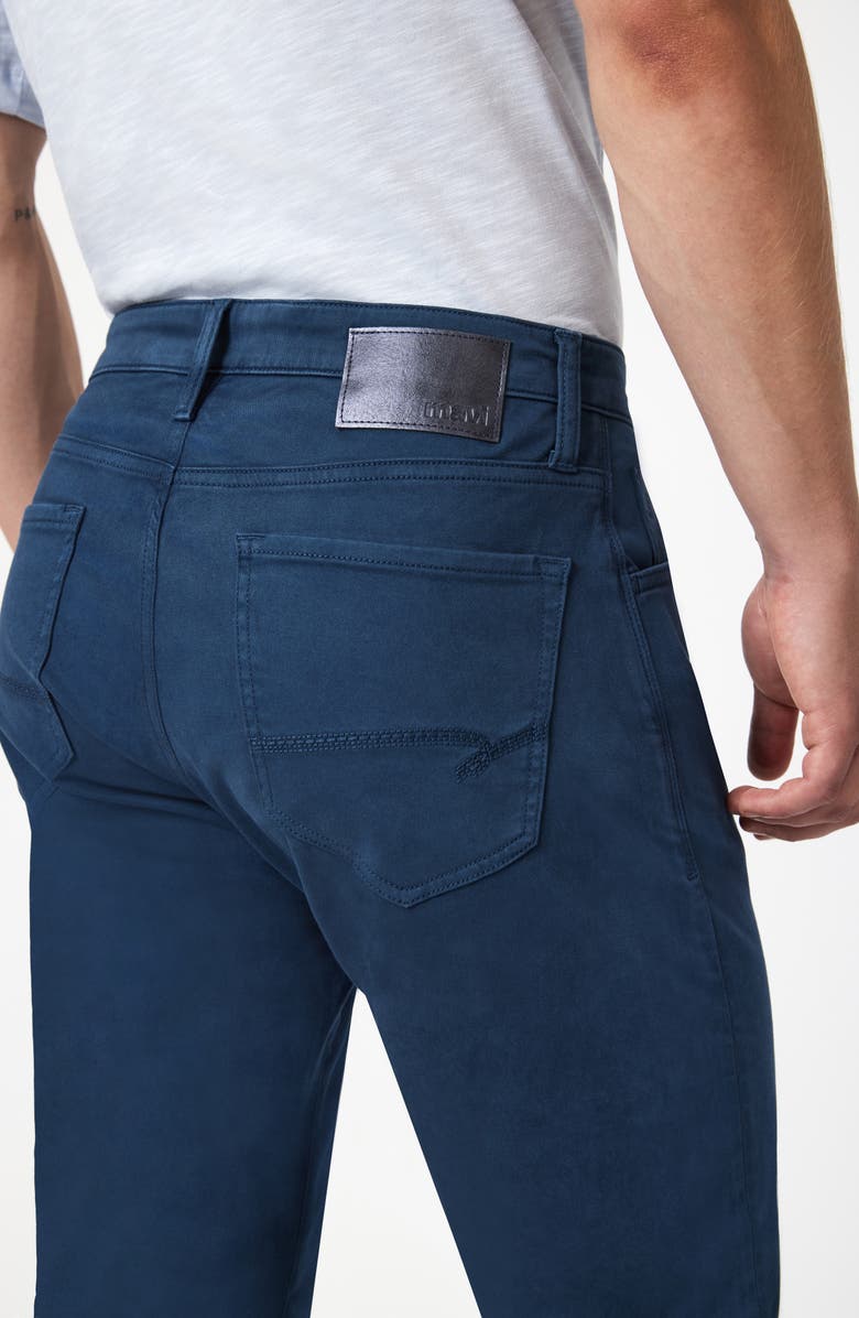 Mavi Jeans Zach Straight Leg Twill Pants, Alternate, color, Sky Casual Twill
