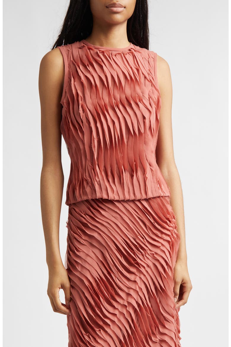 Celina Sleeveless Top, Main, color, CHESTNUT