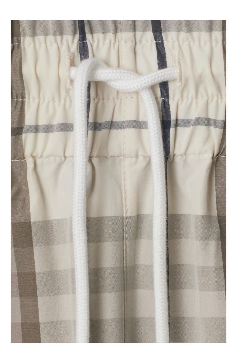 Burberry Check Cotton Shorts, Alternate, color, Cotton