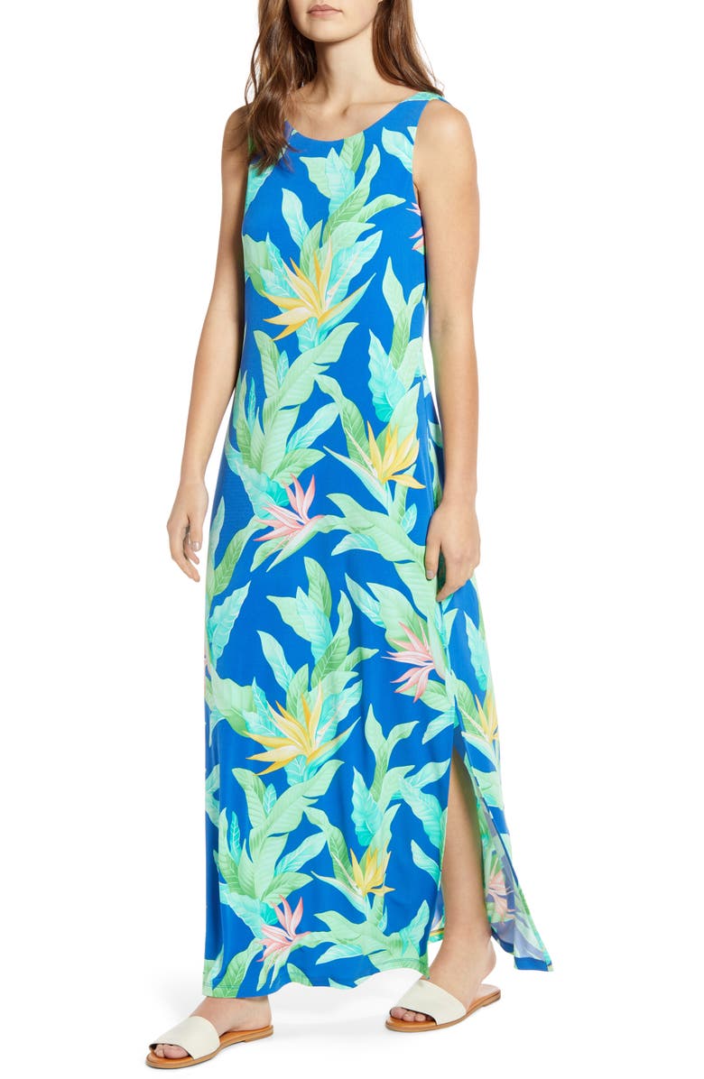 Tommy Bahama Nirvana Night Floral Maxi Dress, Main, color, 