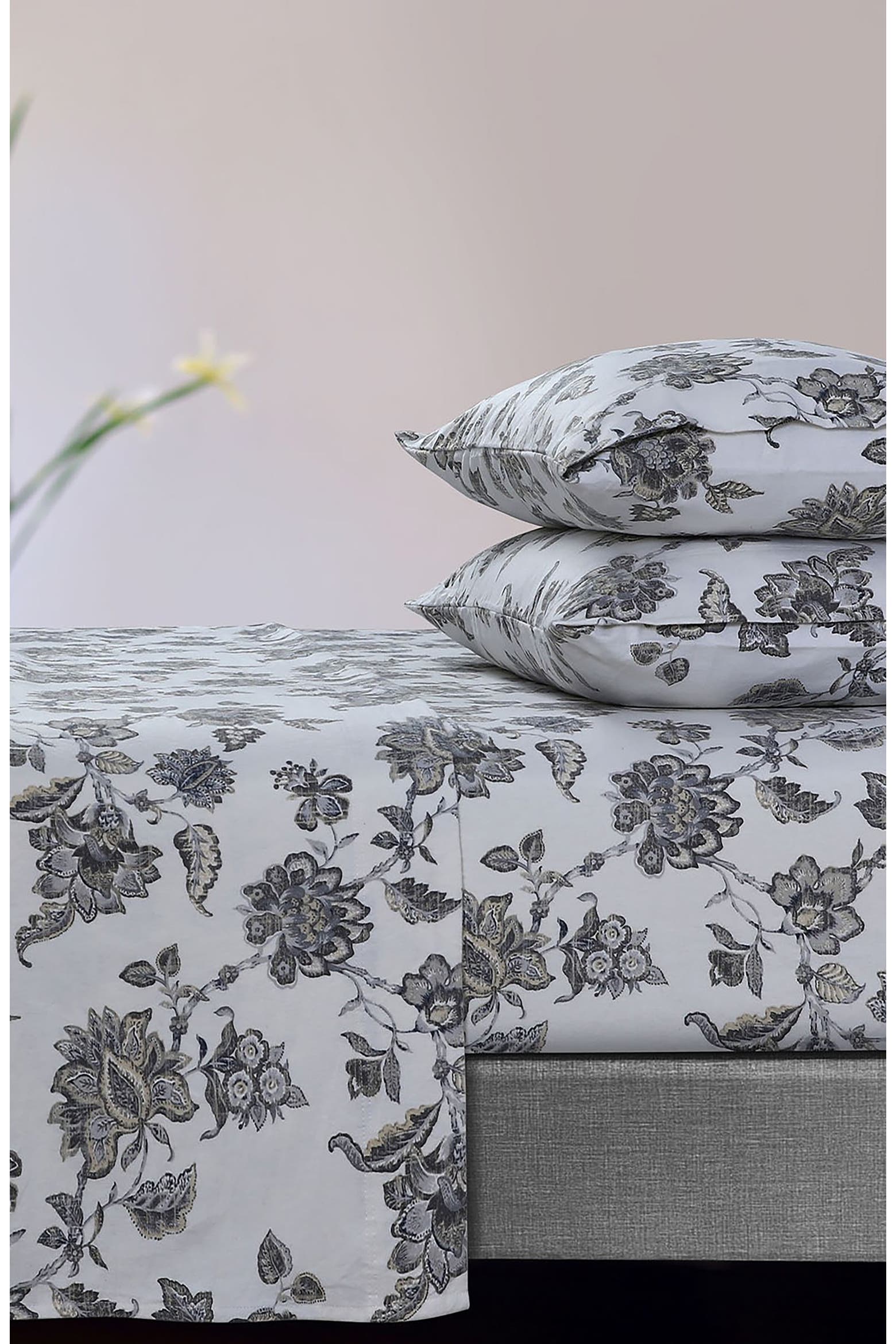 Azoxer AZORES HOME Ayana Floral Cotton Flannel Sheet Set | Nordstromrack
